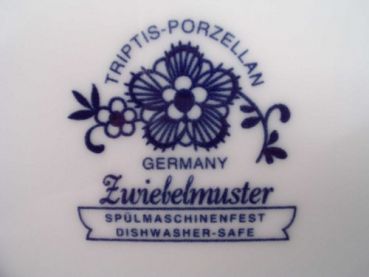 Schüssel 16 cm Triptis Zwiebelmuster Porzellan