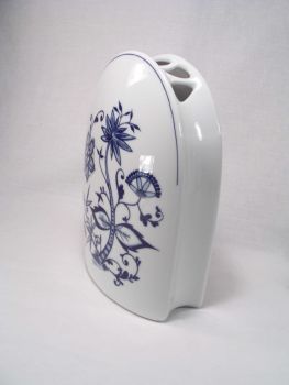 Vase Blumenvase hoch Triptis Zwiebelmuster Porzellan