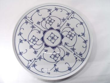 Tortenplatte Porzellan 33 cm Winterling indischblau indisch blau