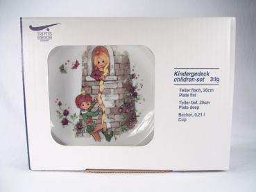 Triptis Kindergedeck Rapunzel 3 teilig im Geschenkkarton