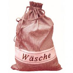 Wäschesack, 45/65, rot-weiß kariert