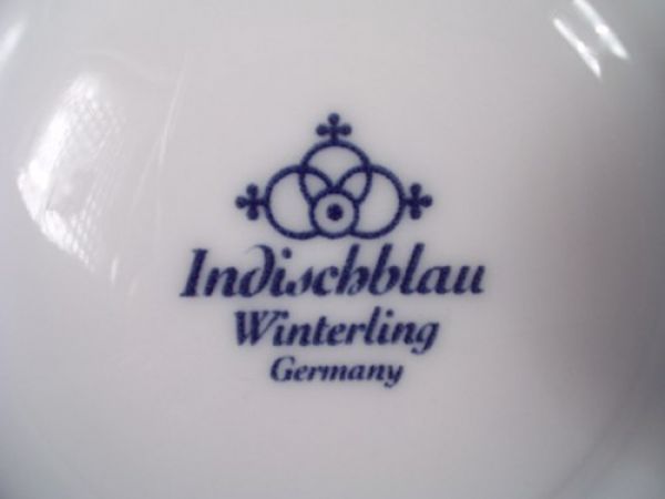 Platte 24 cm Winterling indischblau indischblau