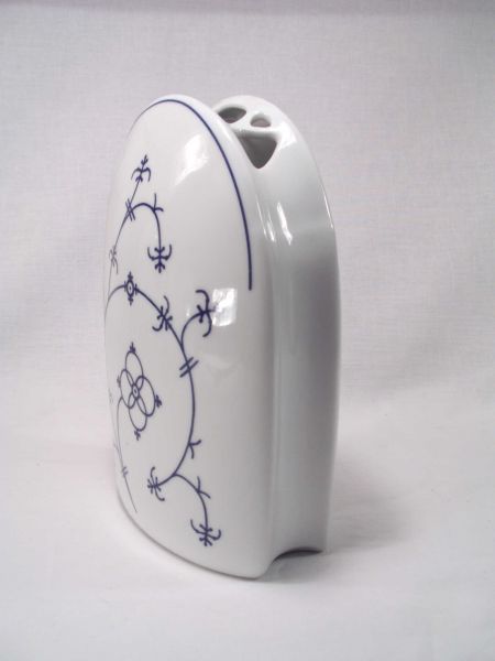 Vase Blumenvase hoch Winterling indischblau indisch