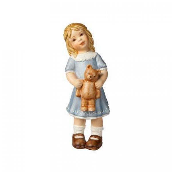 Luise mit Teddy  Original Goebel