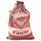 Wäschesack, 45/65, rot-weiß kariert